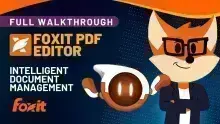 Foxit PDF Editor Demo Walkthrough