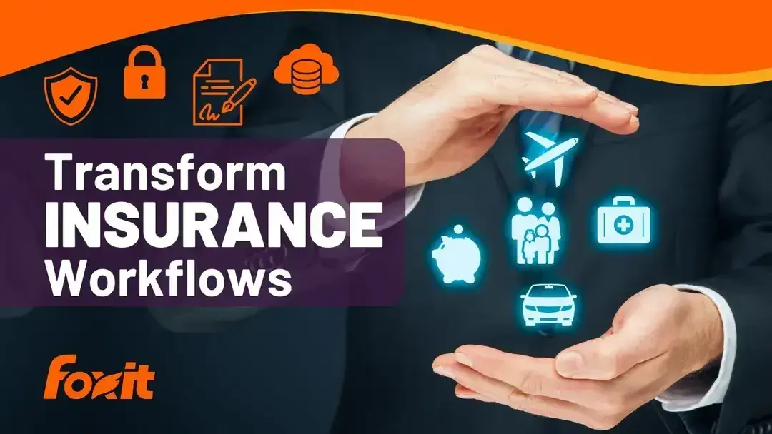 PDF, eSign, and AI Tools for Insurance Industry