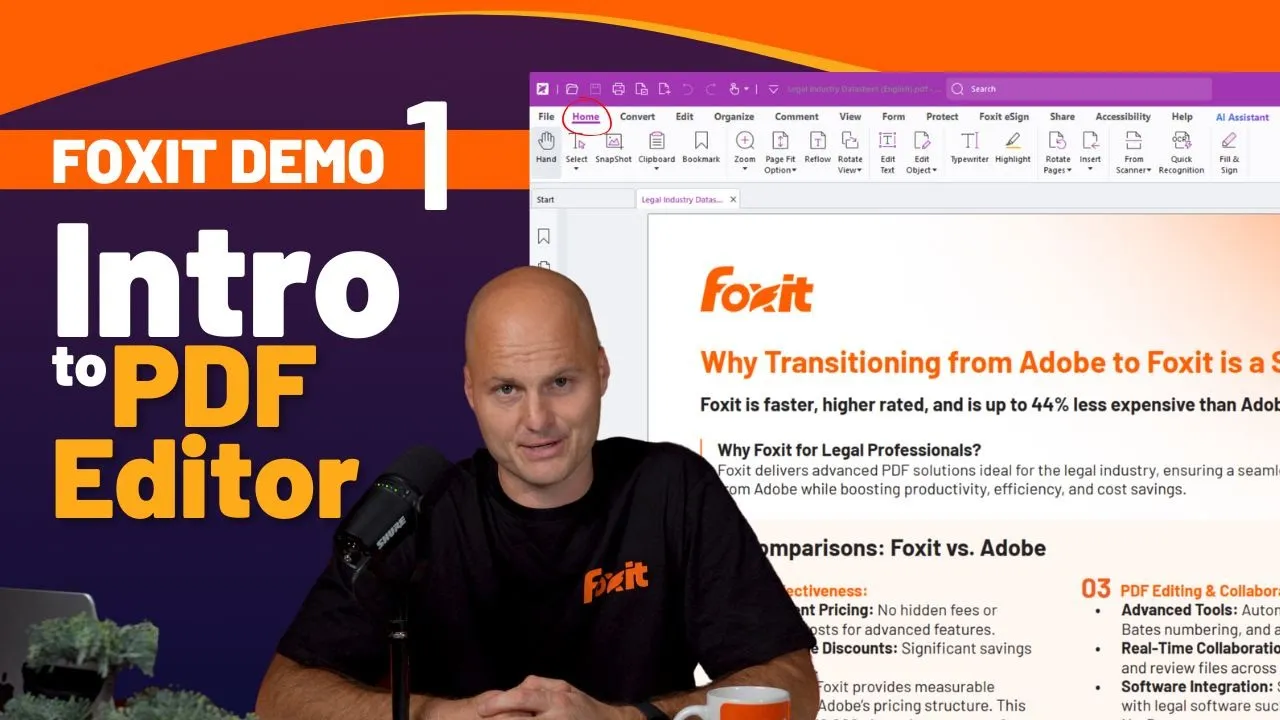 Demo 01 | Introduction to Foxit PDF Editor | Foxit Resource Hub