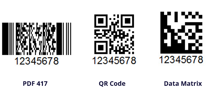 Different Types of Barcode Fields