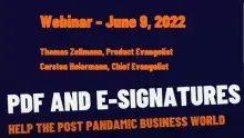 PDF and e-Signatures Help the Post Pandemic Business World
