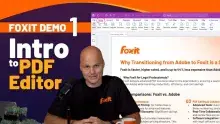 Introduction to Foxit PDF Editor