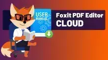 Foxit PDF Editor Cloud User Manual