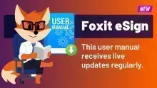 Foxit eSign User Manual