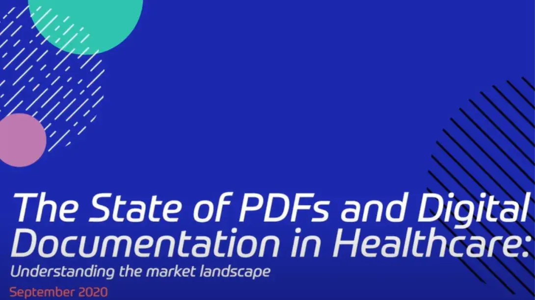 The State of PDFs and Digital Documentation in Healthcare